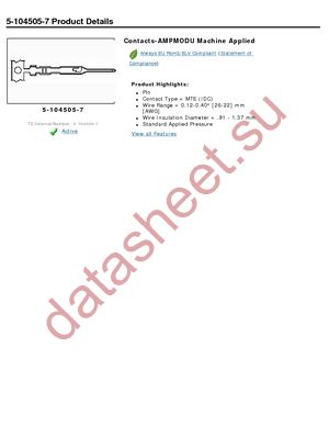 5-104505-7 datasheet  